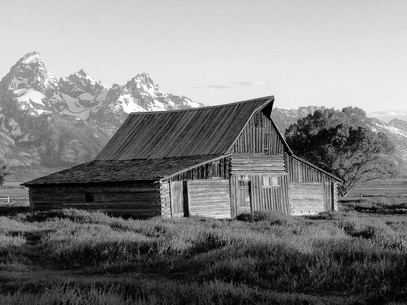 Black and white photograph, frame 42 of 45