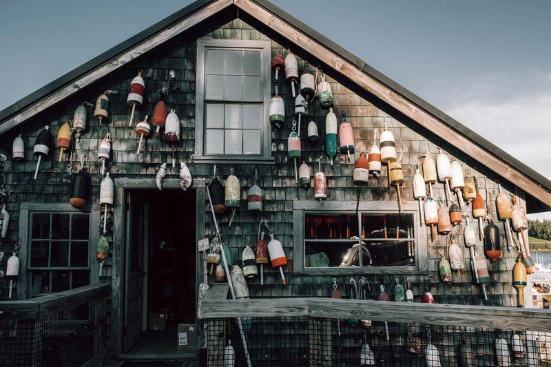 Photograph of coastal Maine, frame 3 of 8